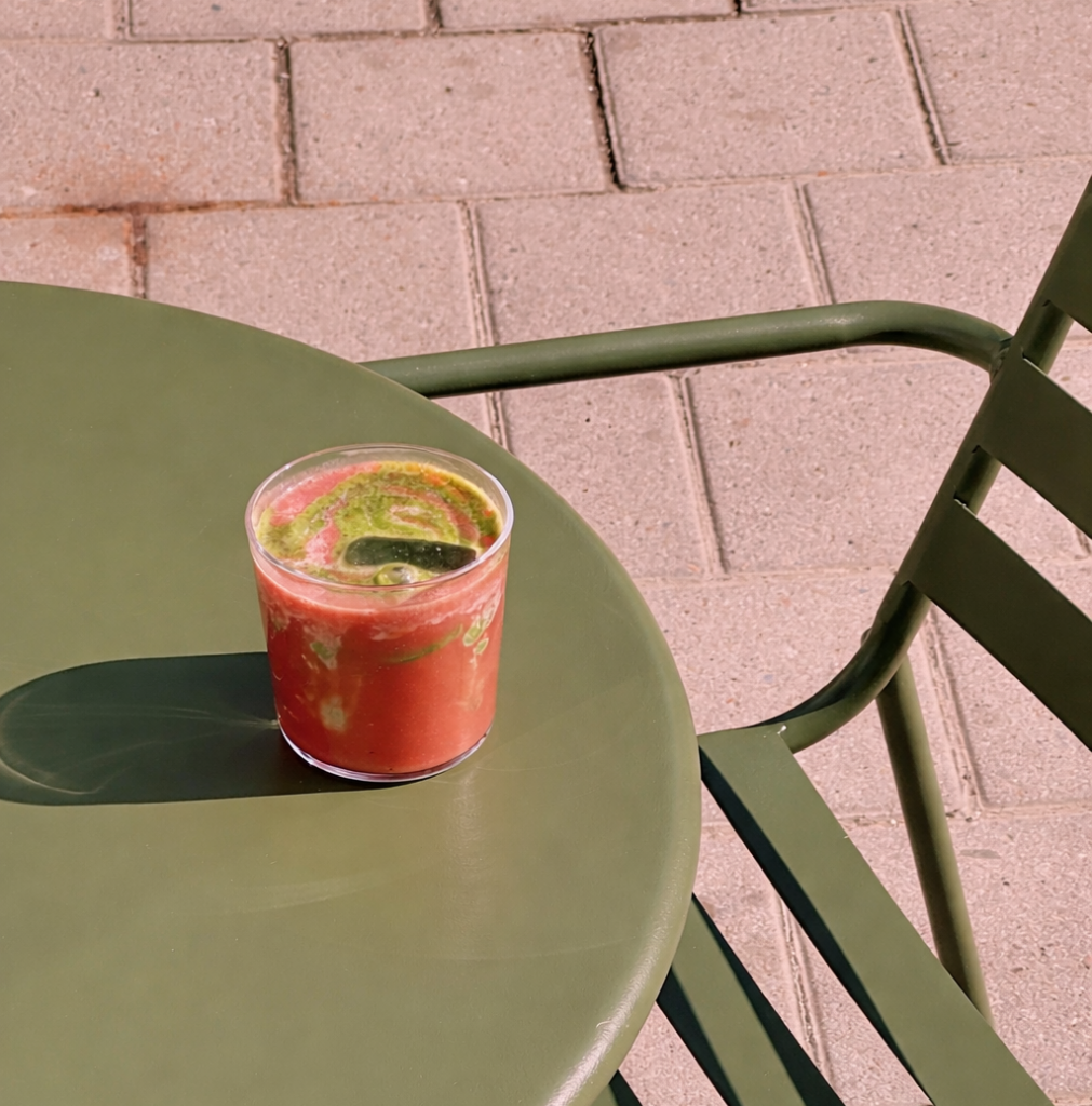 Strawberry Matcha – on Ice